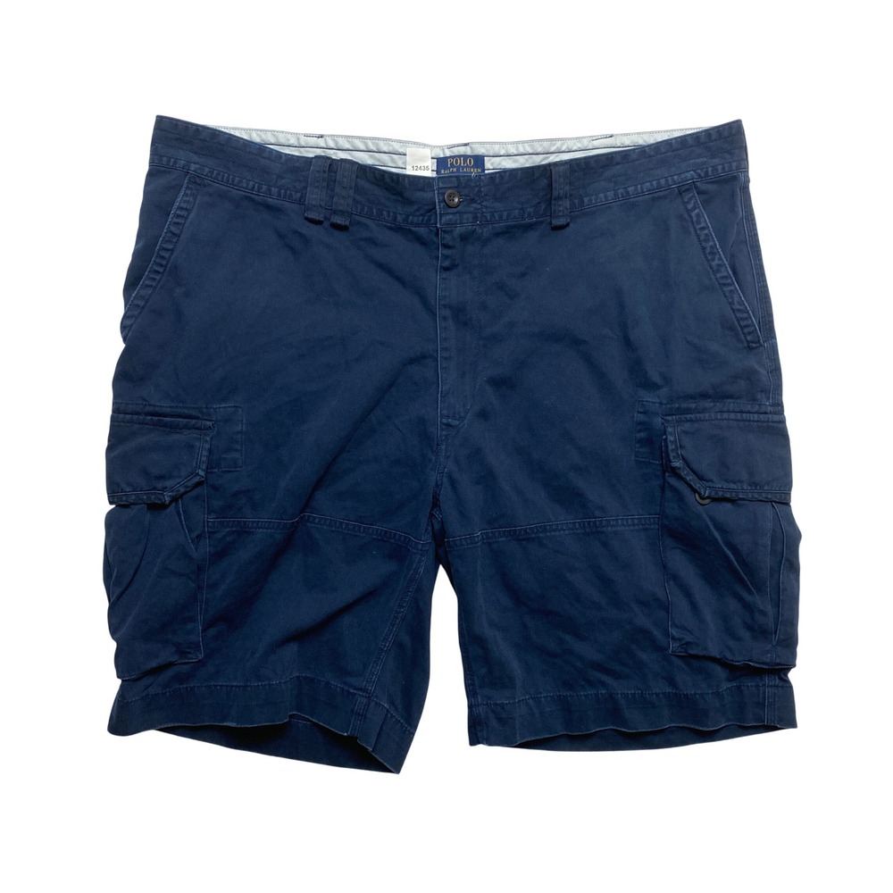 Polo Ralph Lauren Shorts Mens 48B Navy Classic Polo Chino Cargo Utility